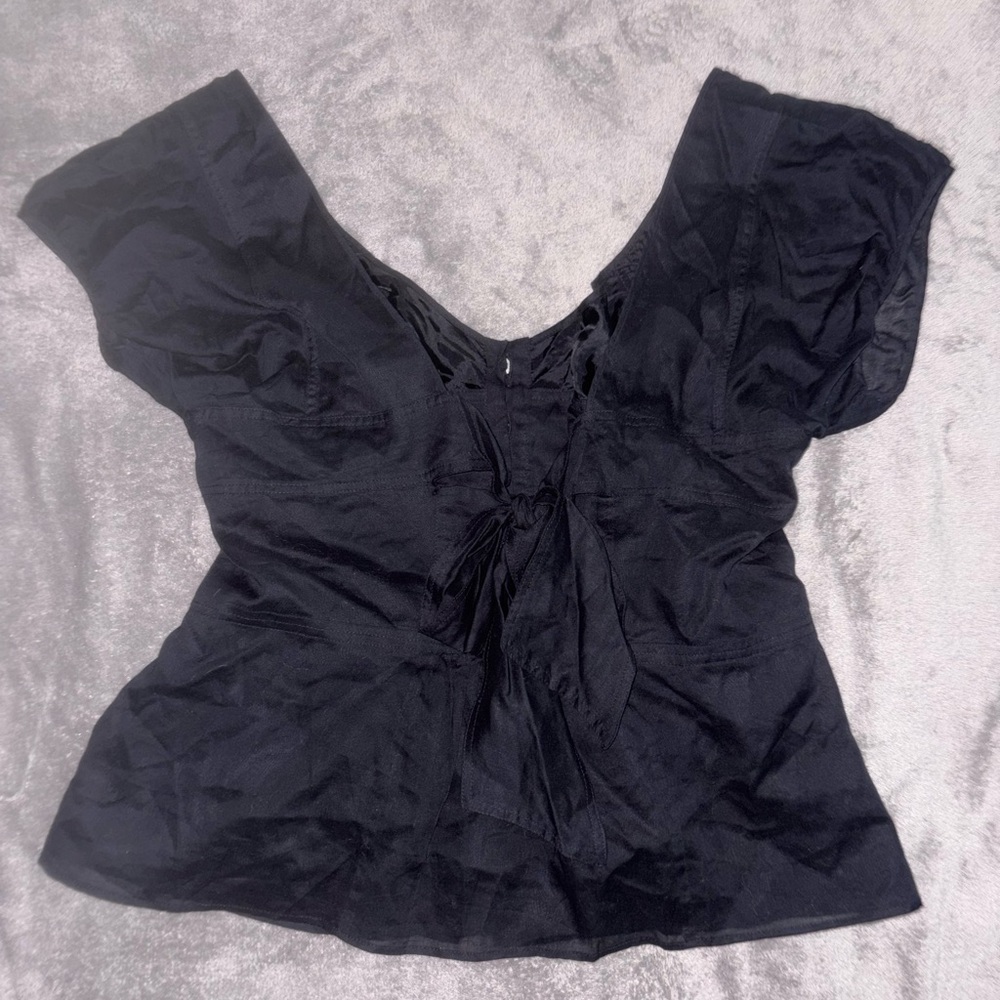 Burberry London RARE Y2K Vintage Babydoll Romantic Blouse - Picture 7 of 16